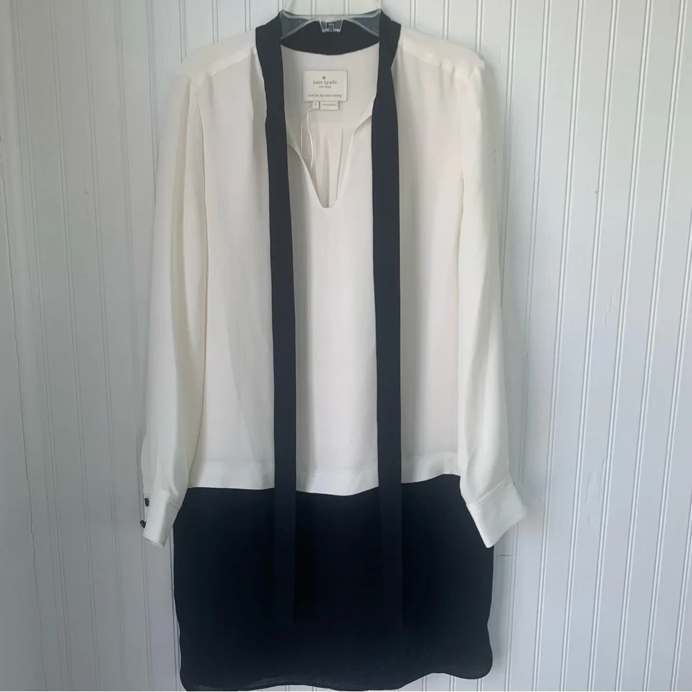 Kate Spade Black and White Dress - Picture 4 of 9